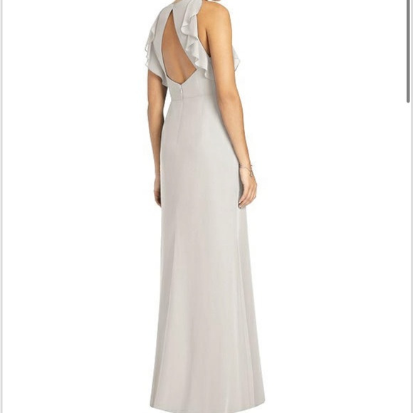Studio Design women’s size 6 oyster (neutral colored) maxi bridesmaid dress - Picture 6 of 6